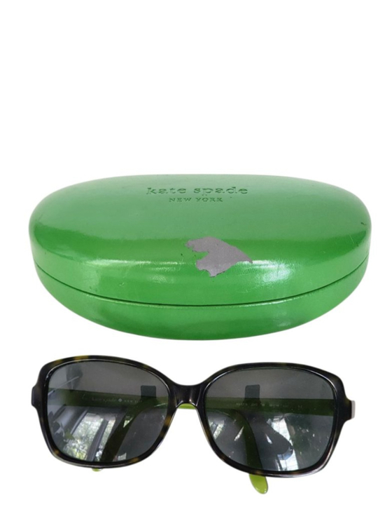 KATE SPADE AILEY Green & Brown Tortoise Black Lenses Sunglasses 58 mm 06 main image 8